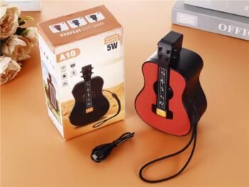 A10 Guitar model Portable Mini Karaoke Speaker with Stereo Sound subwoofer High sound quality Active BT TF Speakers Toy